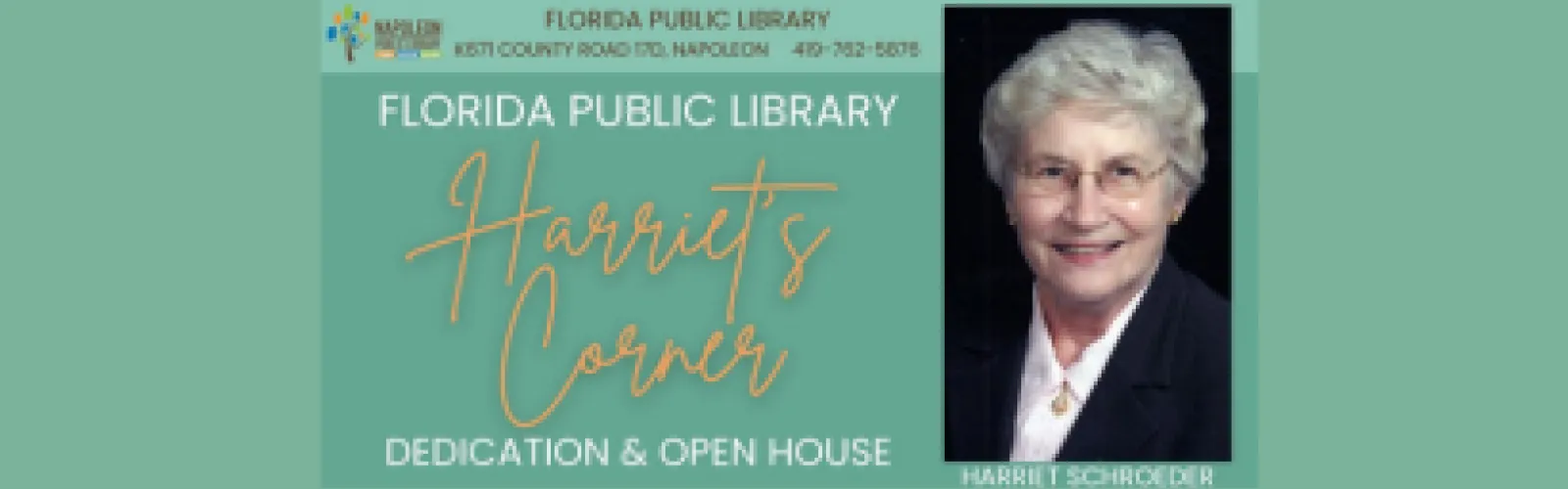 Harriet's Corner Dedication and Open House